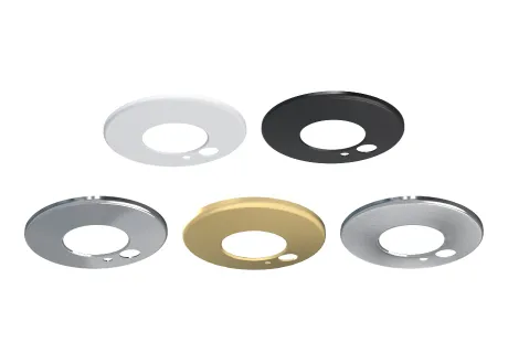 magnetic interchangeable bezel of downlight