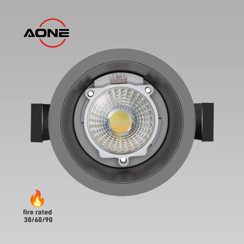 Anti-glare fire Rated LED Downlights LED Lighting Recessed spotlight ip65 dimmable 4cct