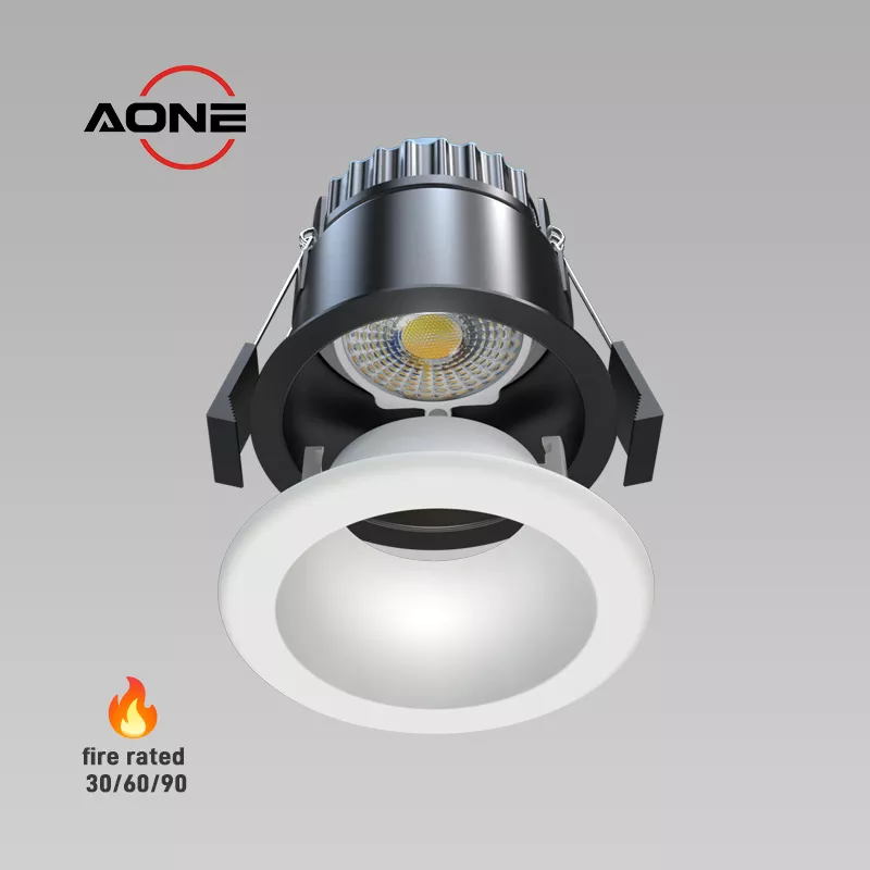 Anti-glare fire Rated LED Downlights LED Lighting Recessed spotlight ip65 dimmable 4cct