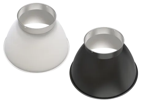 high low bay reflector white black changeable