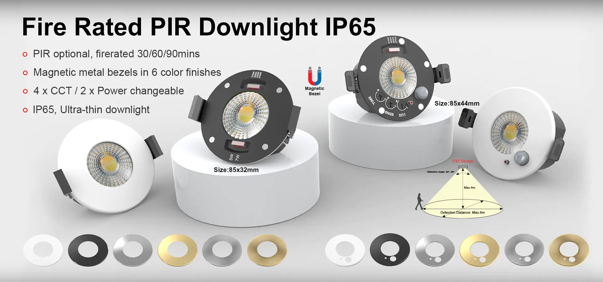 DL190A fire rated downlight