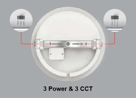 ceiling lights power and CCT changeable