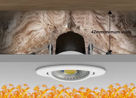 fire rated downlight/spotlight