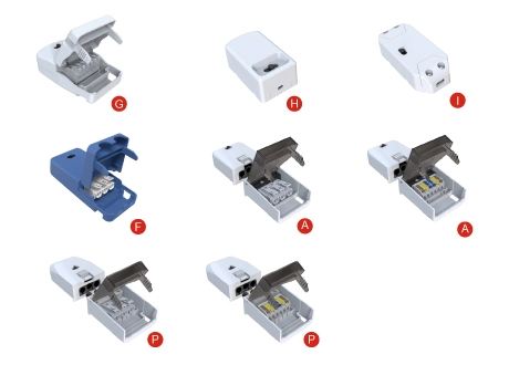 downlight spotlight junction boxes