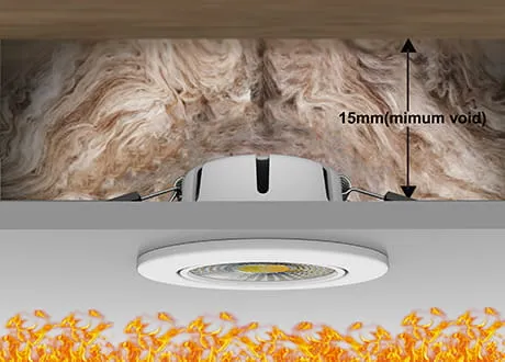fire rated downlight/spotlight
