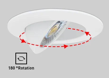 tiltable downlight/spotlight