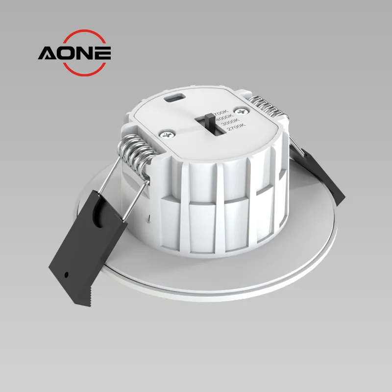 Aluminum surface Mini Downlight/Spotlight IP65 Professional LED Recessed Lighting Multi-functional DL169 front back side