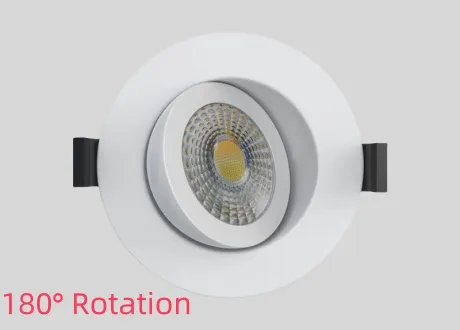 tiltable downlight spotlight
