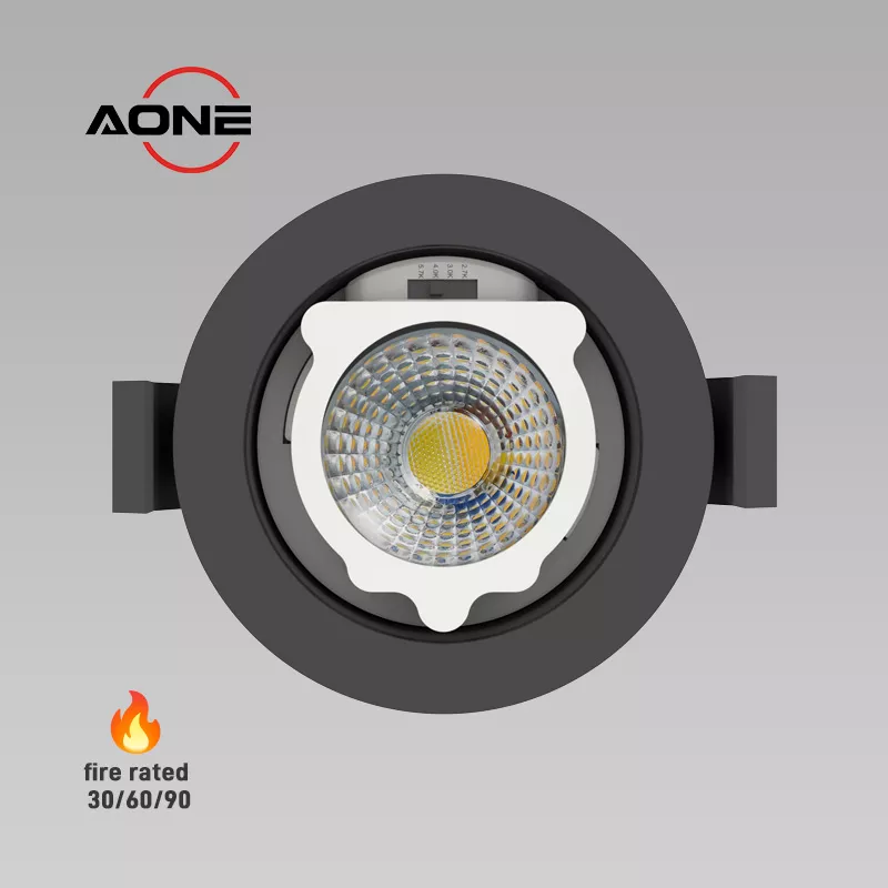 Integrated fire Rated LED Downlights Recessed LED spotlight ip65 dimmable LED Lighting 4cct 8w