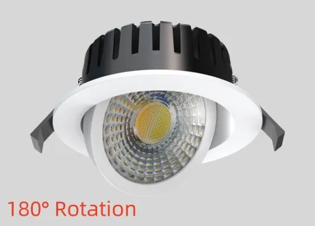tiltable downlight spotlight