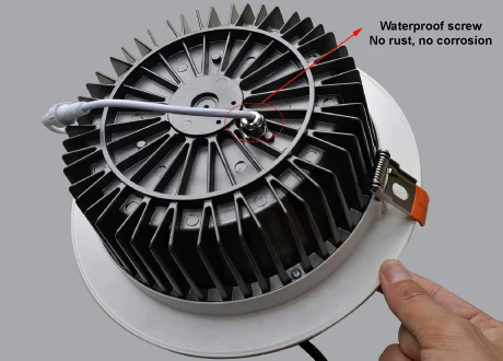 1st-2nd connector for downlight spotlight
