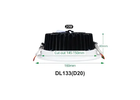 downlight 20W diameter160mm