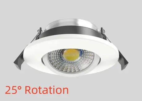 tiltable downlight spotlight