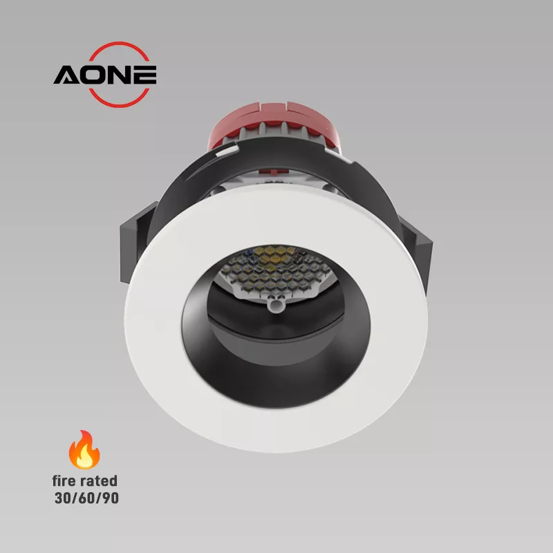 anti glare OEM ODM Integrated LED Downlight Fire Rated 8W Recessed LED Lighting 4CCT IP65 Dimmable LED Spotlight Manufacturer