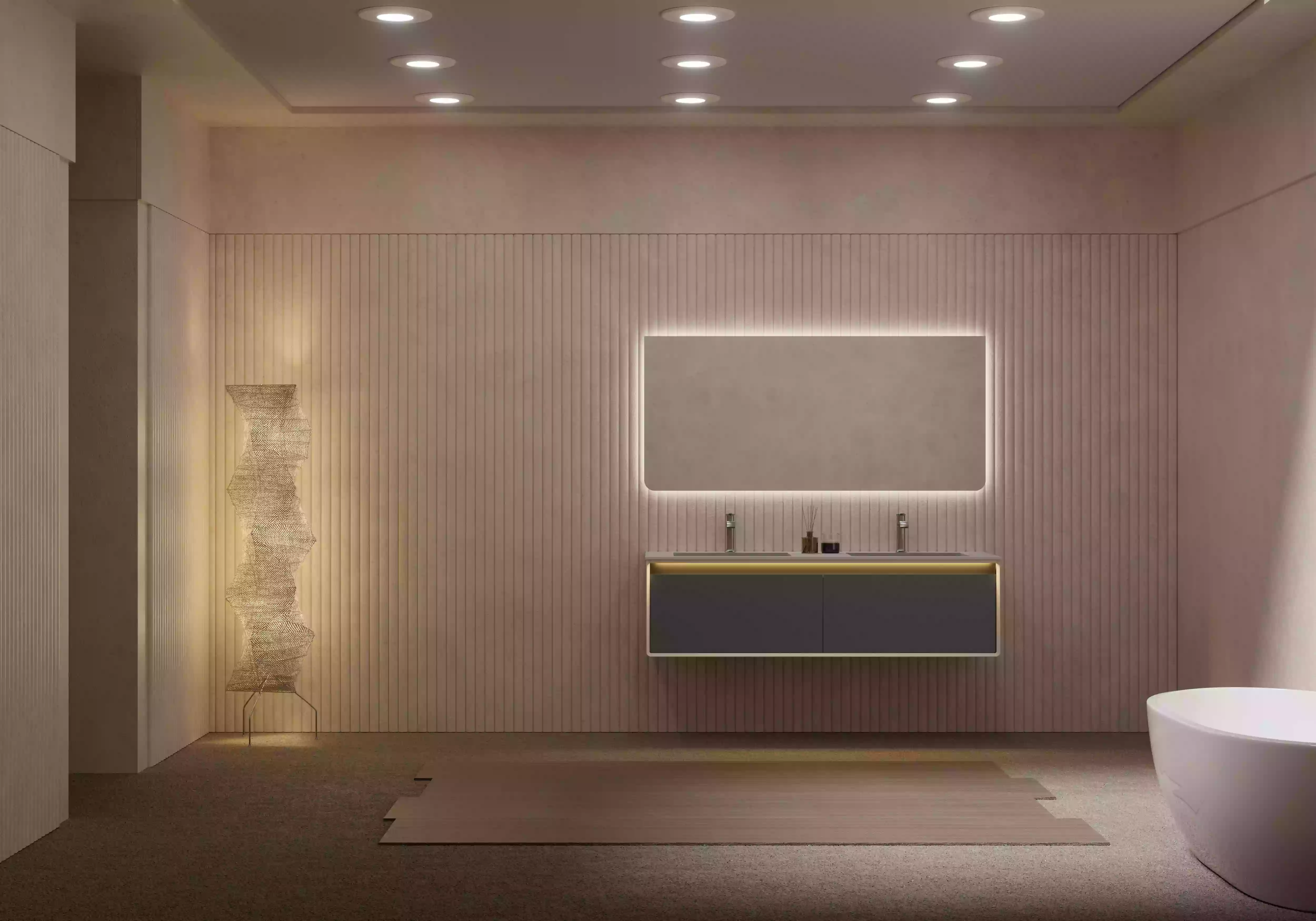 downlight spotlight used in bathroom
