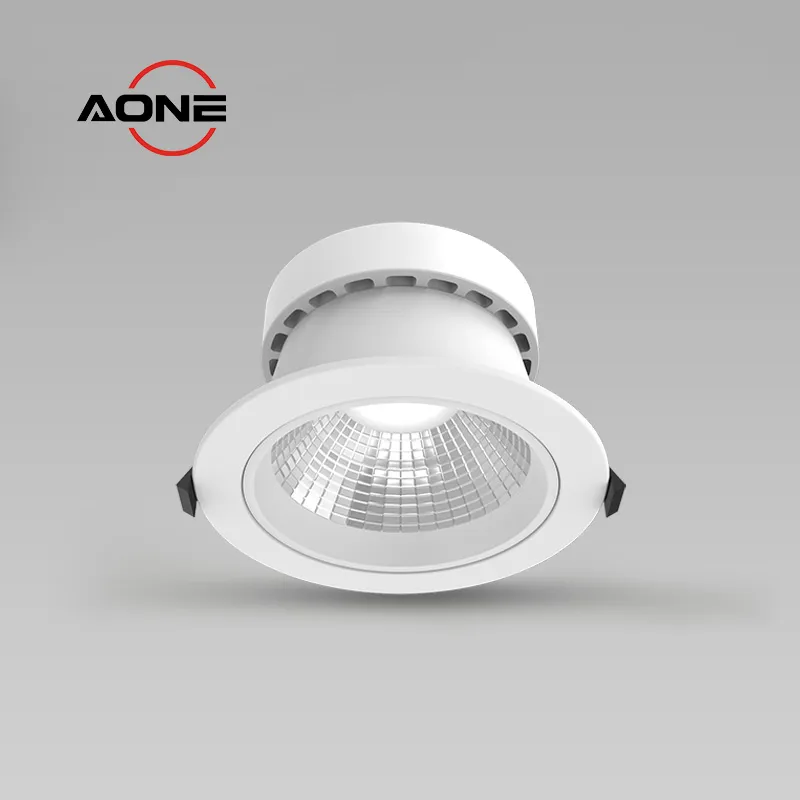 Adjustable Modular downlight - 4/6/8 inch Trims, 60° or 120° Beam, IP54, 120lm/W DL47