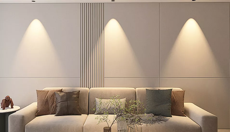 downlight spotlight used in living room