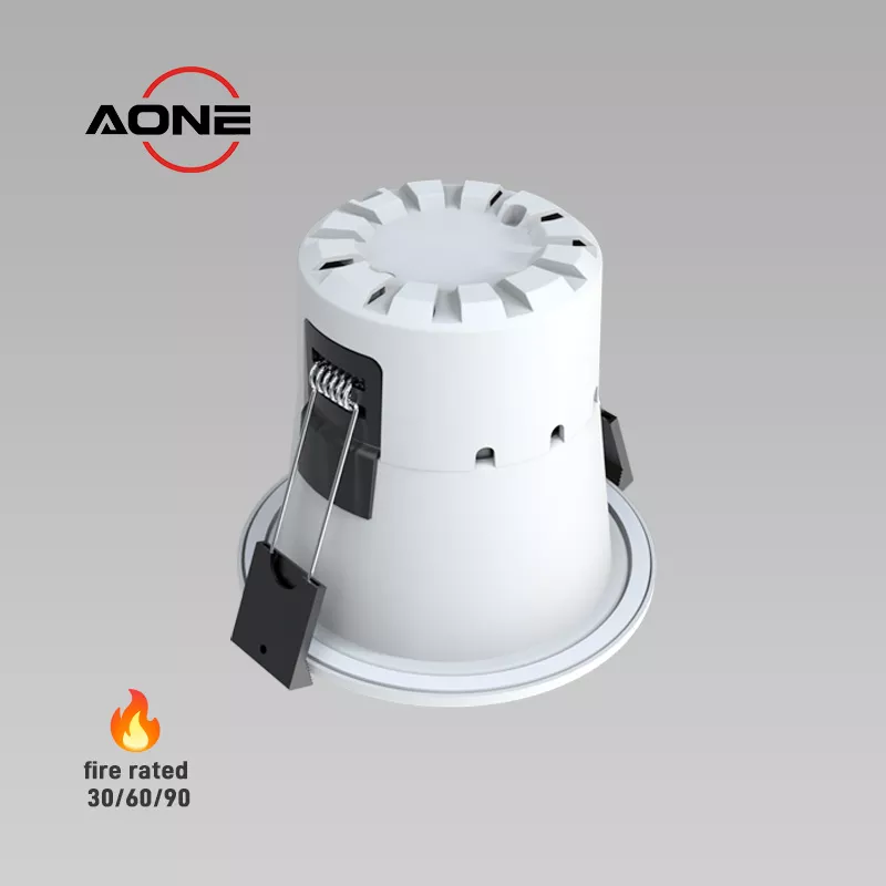 Trimless fire Rated LED Downlights 5W 8W Recessed spotlight ip65 dimmable 4cct LED Lighting wholesale