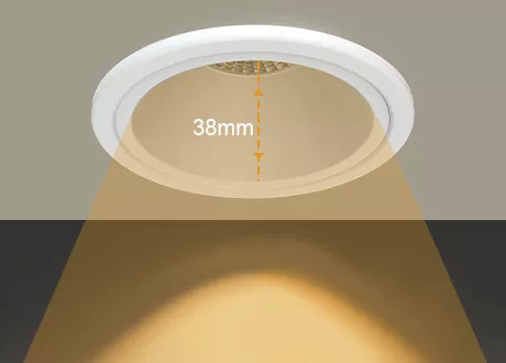 Trimless fire Rated LED Downlights 5W 8W Recessed spotlight ip65 dimmable 4cct LED Lighting