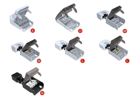 panel downlight junction boxes