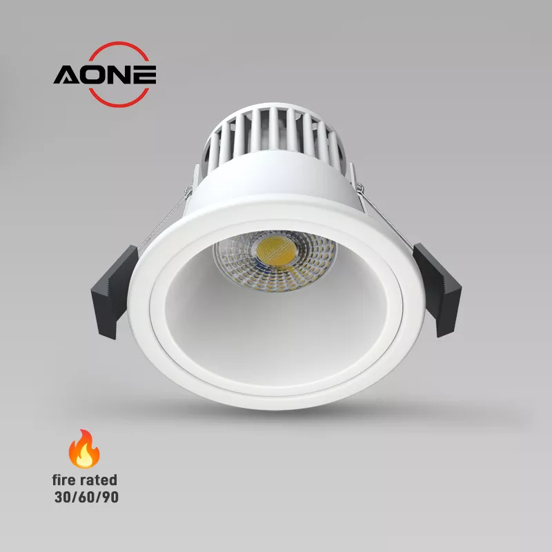 OEM ODM Trimless fire Rated LED Downlights 6W 8W 10W Recessed spotlight ip65 dimmable 4cct LED Lighting