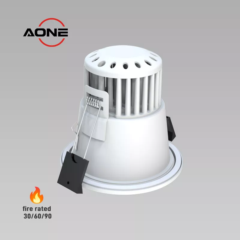 Trimless fire Rated LED Downlights 6W 8W 10W Recessed spotlight ip65 dimmable 4cct LED Lighting wholesale