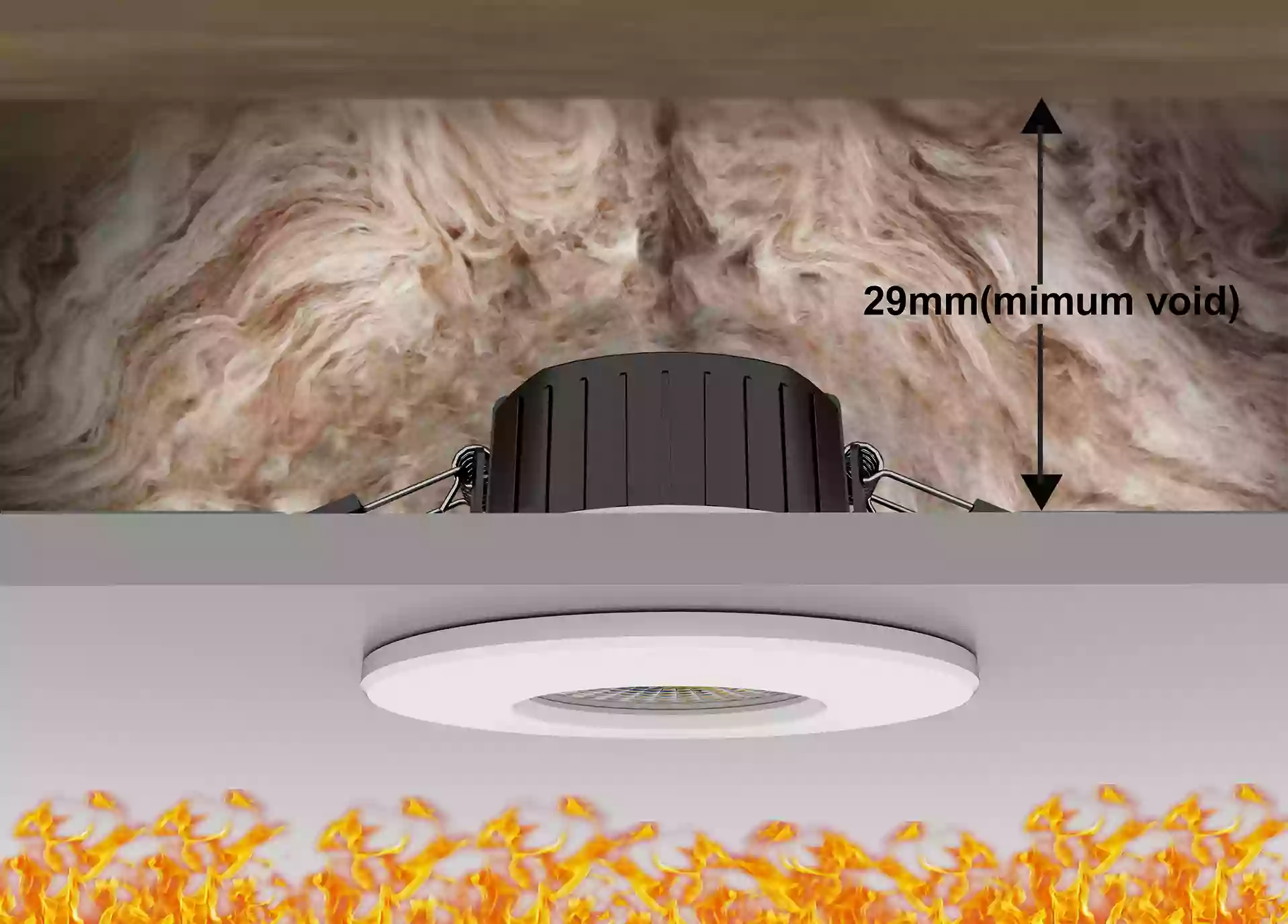 downlight installation depth