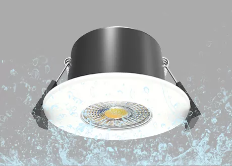 integrated fire rated downlight spotlight