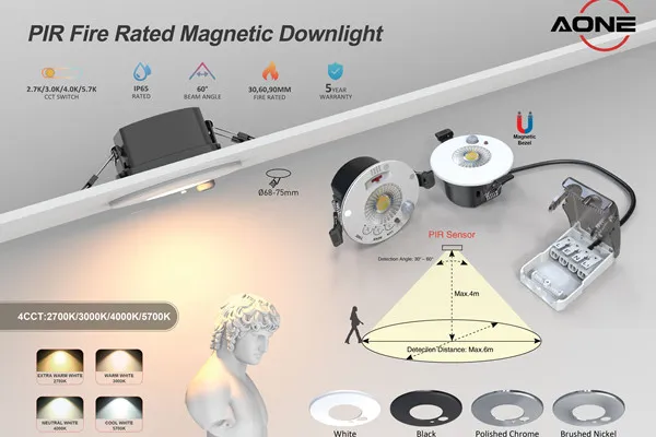 PIR Downlight – The Future of Energy-Efficient Indoor Lighting