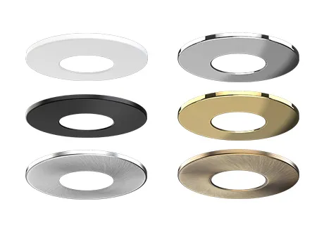 magnetic interchangeable bezel of downlight