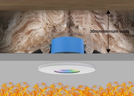 Fire-rated / Coverable /smart control downlight