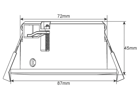 downlight size