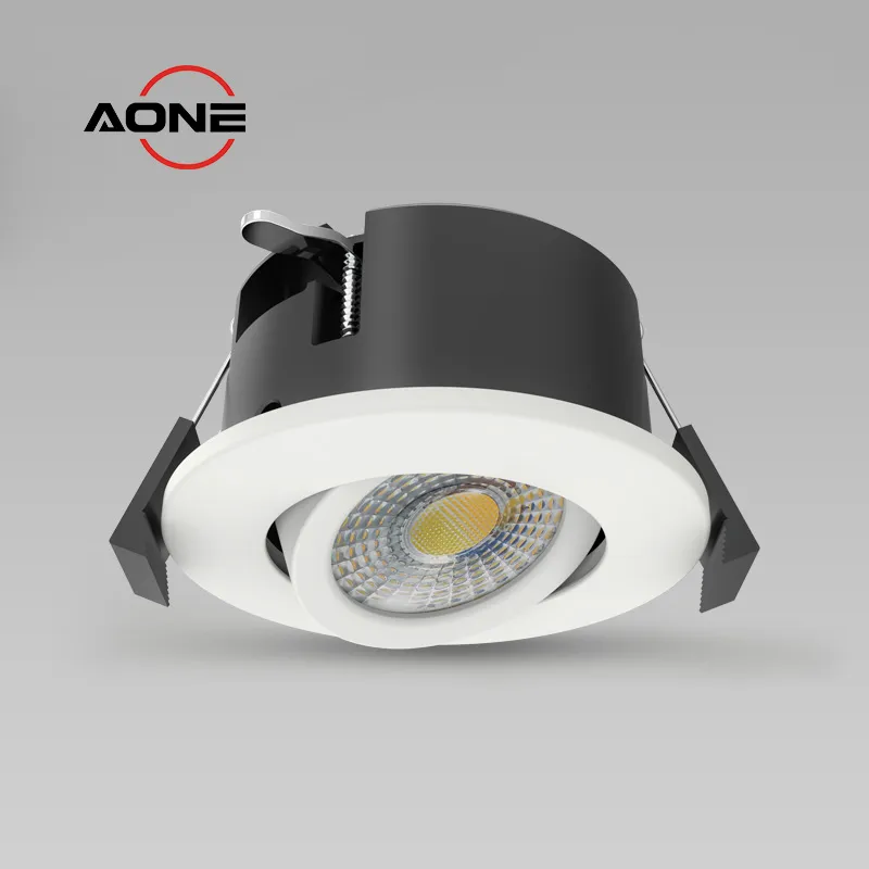 Ultra-thin Tiltable LED Downlight IP65 Dimmable DL188 SMD