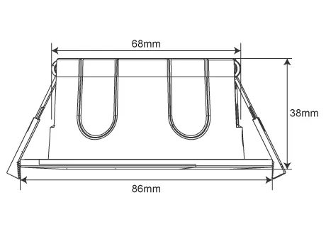 downlight size