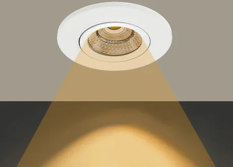 Downlight high efficiency RA CRI>90 RG0 