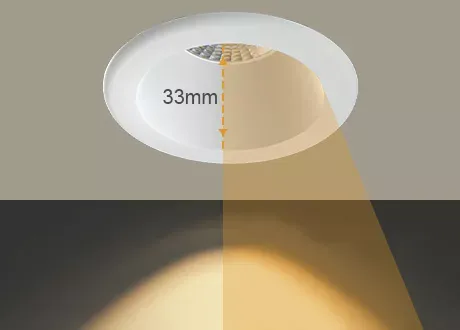 Anti-glare Dimmable LED Downlight