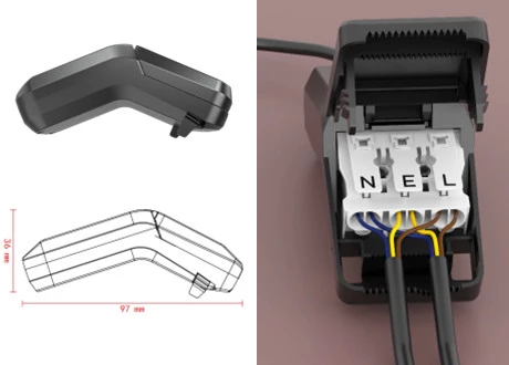 led spotlight with easy installation design loop in / loop out wiring