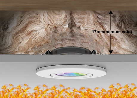 Fire-rated / Coverable /smart control IP65 downlight