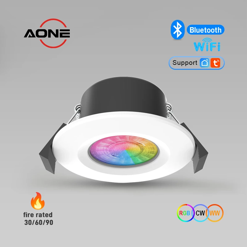 Smart RGB Control WiFi/ Bluetooth Downlight Full Steel DL94A