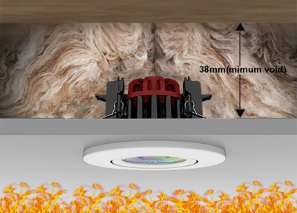 Coverable / smart control /  IP65 downlight