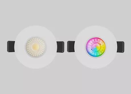 RGB CW WW Fire rated downlight