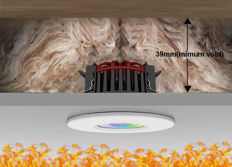 Coverable / smart control / IP65 downlight