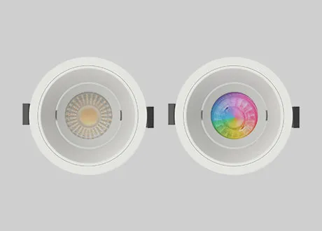 RGB CW WW Fire rated downlight