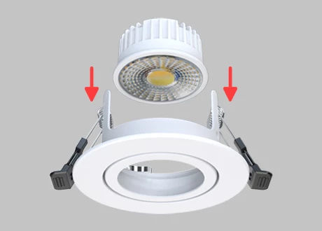 downlight fitting gu10 rm16 module