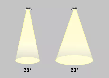 cob downlight 38 or 60 degree