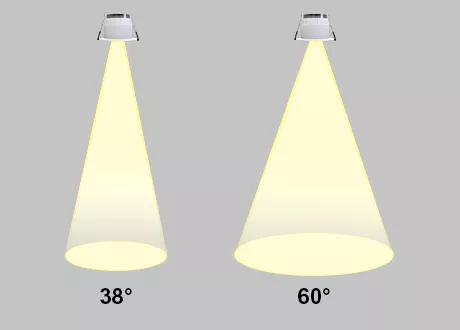 cob downlight 38 or 60 degree