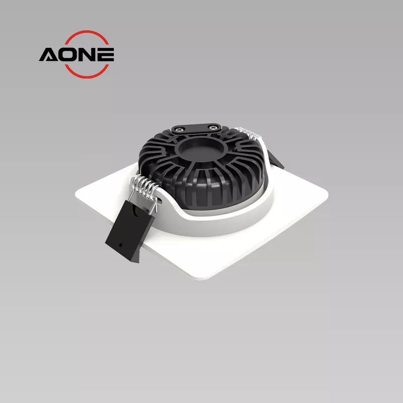 Ultra Slim Square Downlight COB cutout68mm